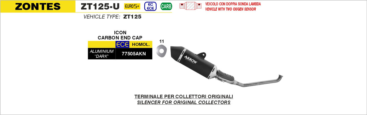 77505AKN Icon Aluminium Dark Slip Ons