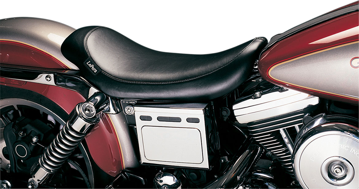 Le Pera Silhouette Solo Seat - Smooth - Black - FXDWG '96-'03