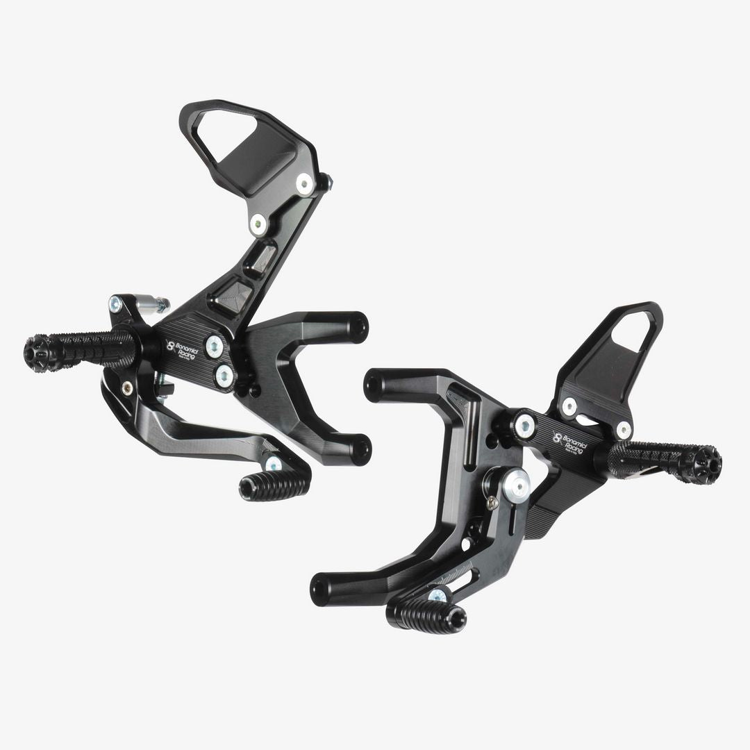 Bonamici Racing Adjustable Rearsets - Ducati Panigale 899 - 959 - 1199 - 1299 - V2