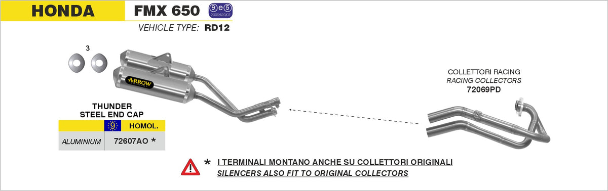 Arrow 72069PD Headers