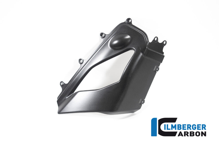 Ilmberger Carbon Exhaust Cover On The Right Belly Pan Ducati Panigale V4 S From 2022 - Matte / Plain