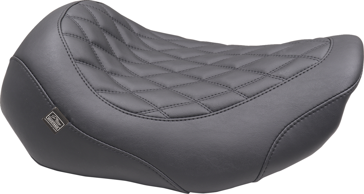 Mustang Wide Tripper™ Seat - Solo - Black Stitching - FLT/FLH '23-'25