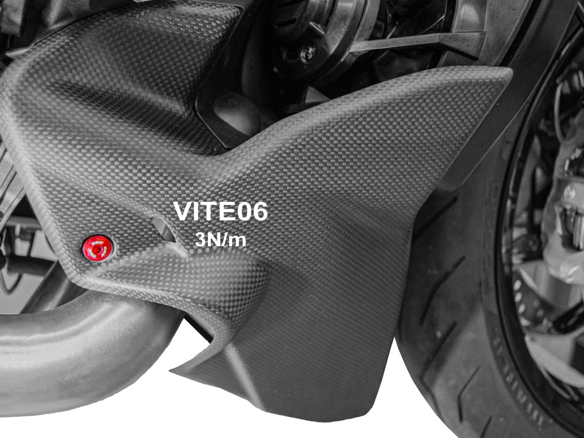 Ducabike DBK KVT50 Diavel V4 Radiator Lower Cover Screw Kit