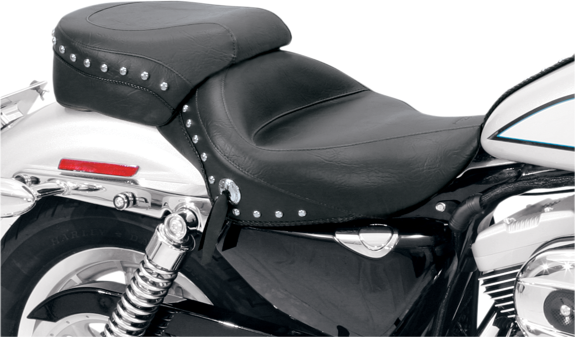 Mustang Wide Studded Solo Seat - XL '04+