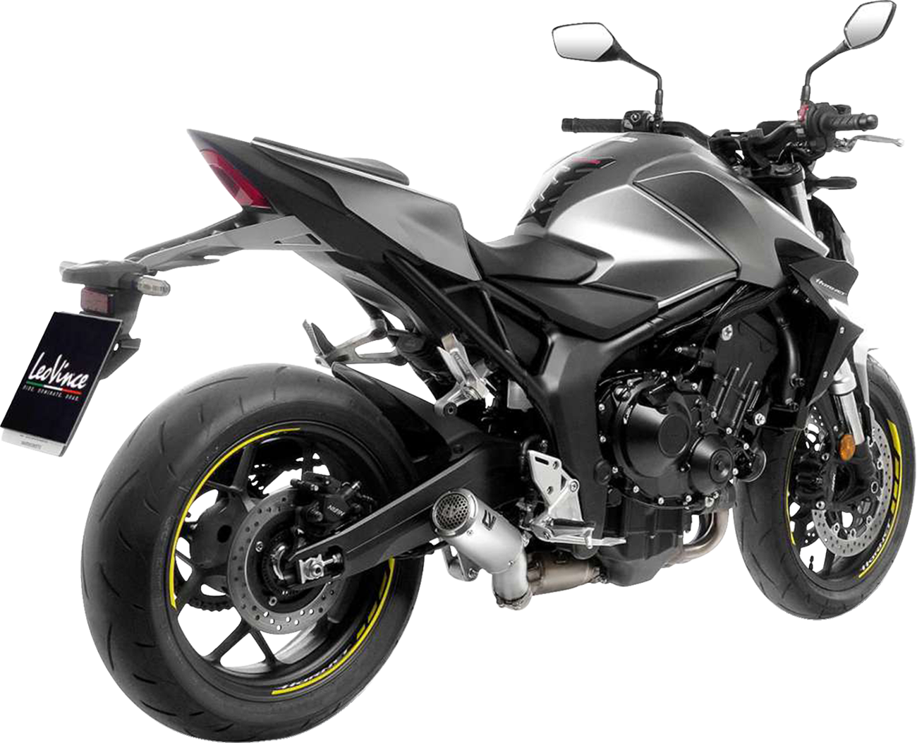 LeoVince LV Corsa S Slip-On Muffler - Titanium - Honda CB 1000 Hornet