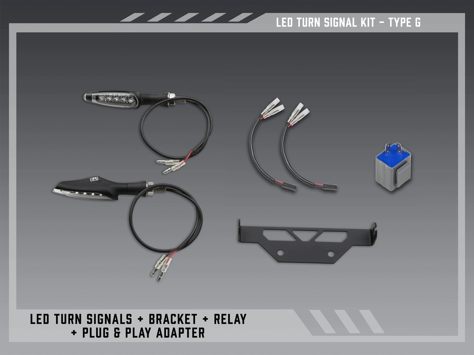 Yoshimura Type G Standard LED Signal Kit For V2 Fender Eliminators