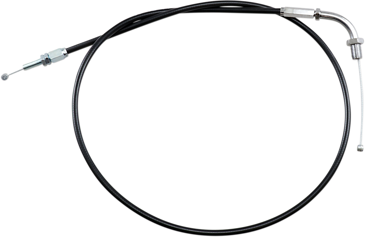 Motion Pro Black Vinyl Throttle Cable - Push/Pull - '73-'82 KZ/Z1