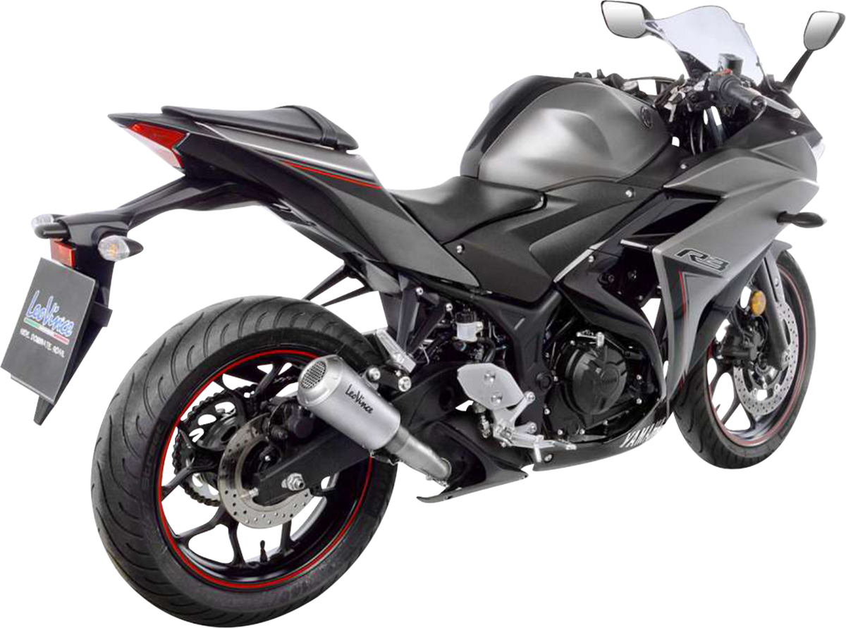 LeoVince LV-10 Slip-On Muffler - YZF-R3 - Stainless Steel