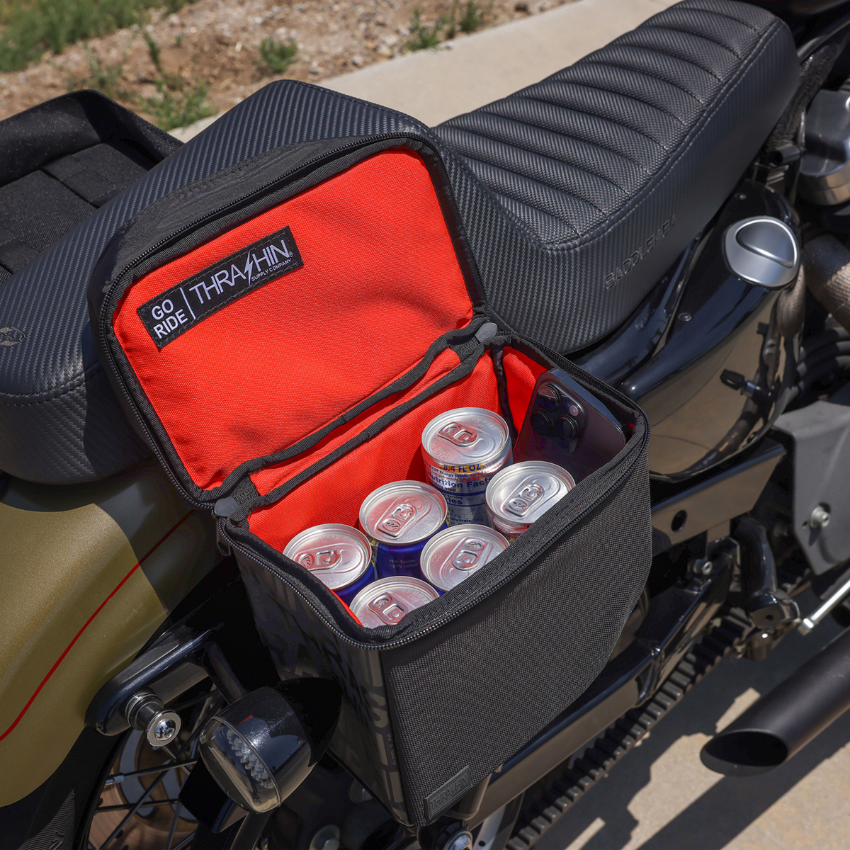 Thrashin Supply CO. Mini Essential Saddlebags - 8 Liter