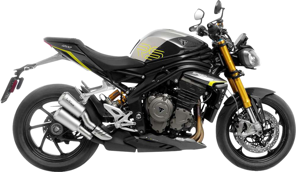 LeoVince LV-10 Slip-On Muffler - Triumph Speed Triple 1200 RR/RS/RX/SS