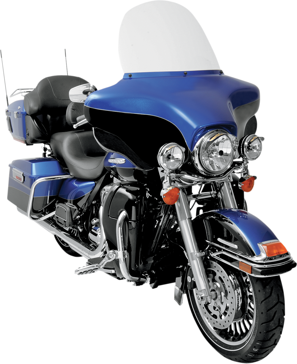 Memphis Shades Windshield - 15" - Clear - '96-'13 FLHT