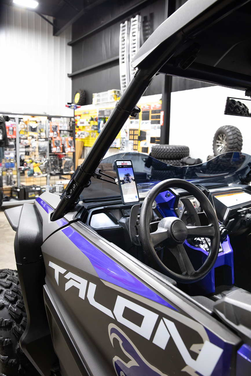 Klock Werks Roll Cage Phone Mount - Offset - 2"