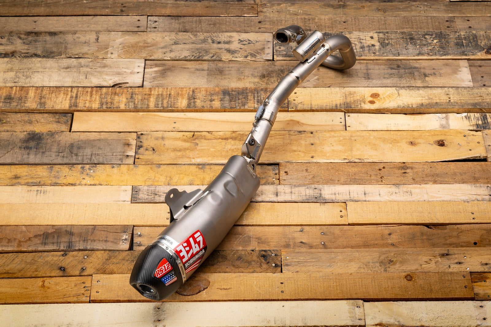Yoshimura CRF450R/RX 25-26 RS-12 Titanium Full Exhaust, W/ Titanium Muffler