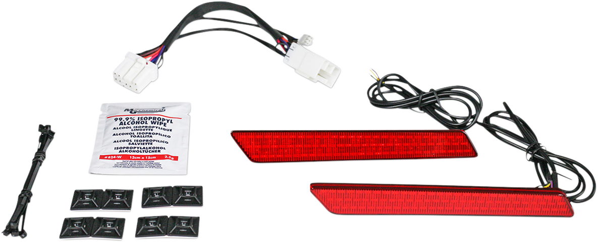 Custom Dynamics Saddlebag Latch Lights - '97-'13 - Red