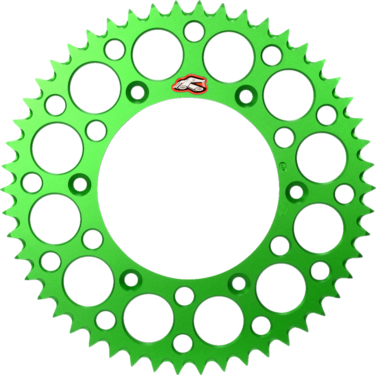 Renthal Rear Sprocket - Aluminum - 48 Tooth - Green - Kawasaki