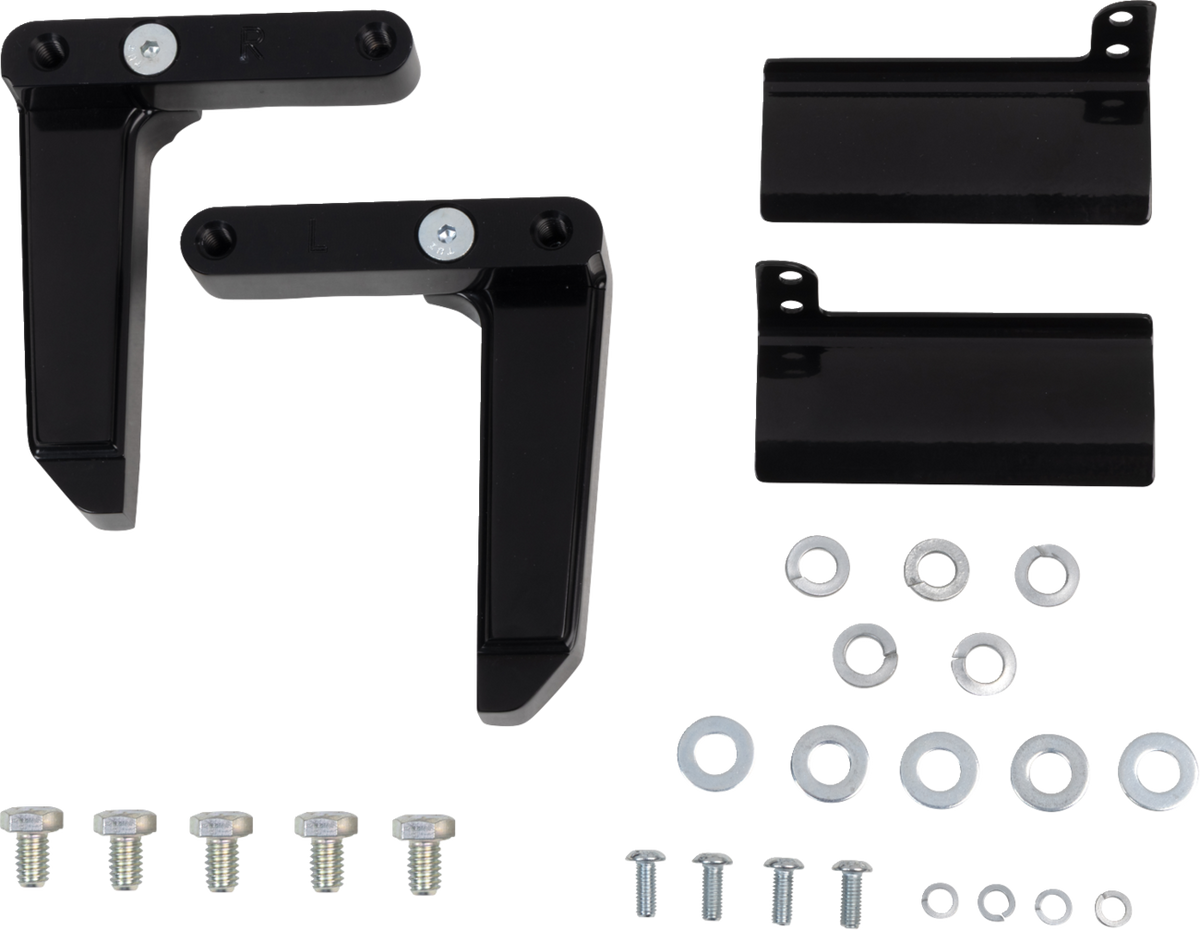 Paul Yaffe Bagger Nation Talon Front Fender - 18" Wheel - With Inverted Fork Adapters - Debris Guards - HD Softail