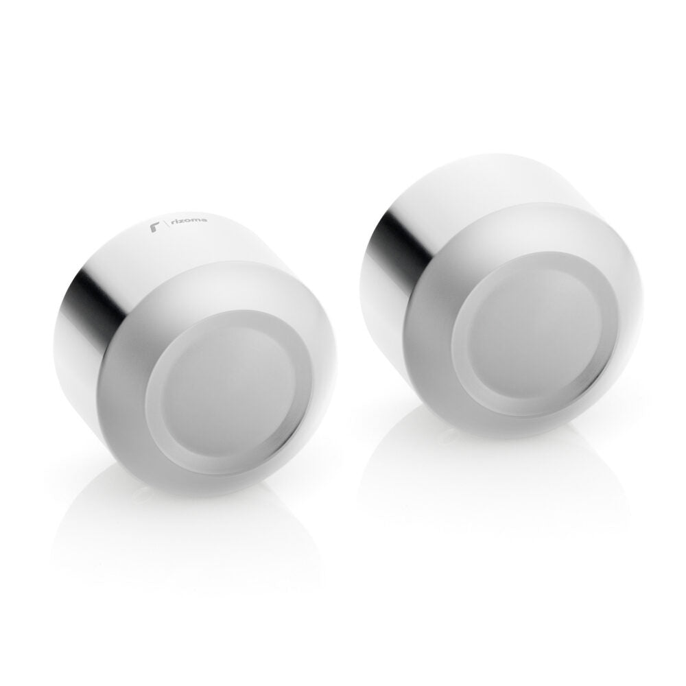 Rizoma Fork Bolt Cover - Silver