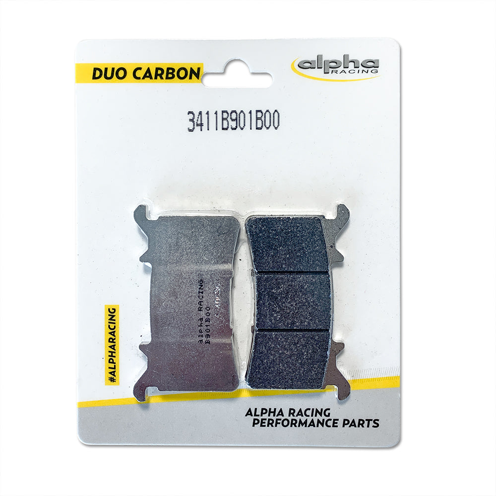 Brake pad set Duo Carbon, Nissin caliper