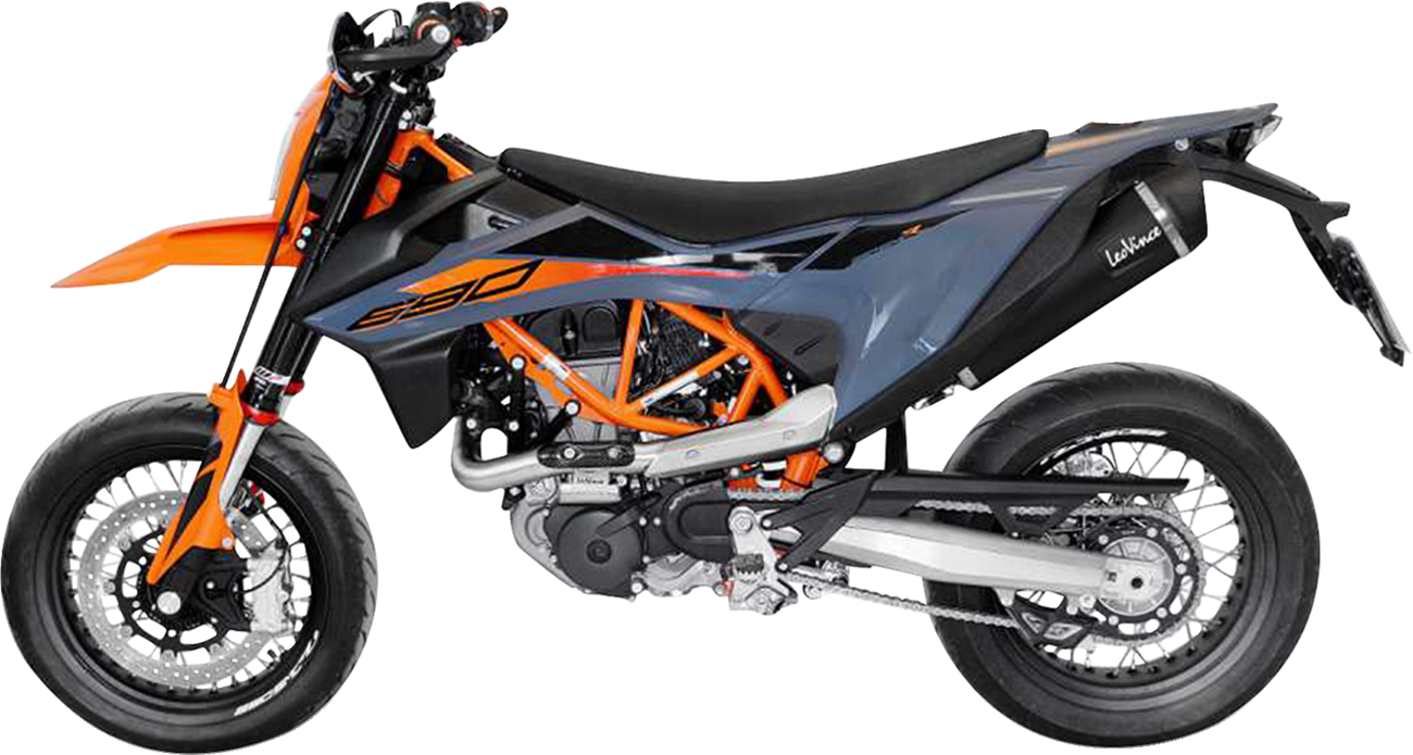 LeoVince Nero Exhaust System - Black Stainless - KTM 690
