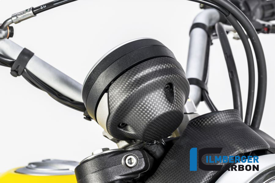 Ilmberger Carbon Instrument Cover Ducati Scrambler 2016 - Matte