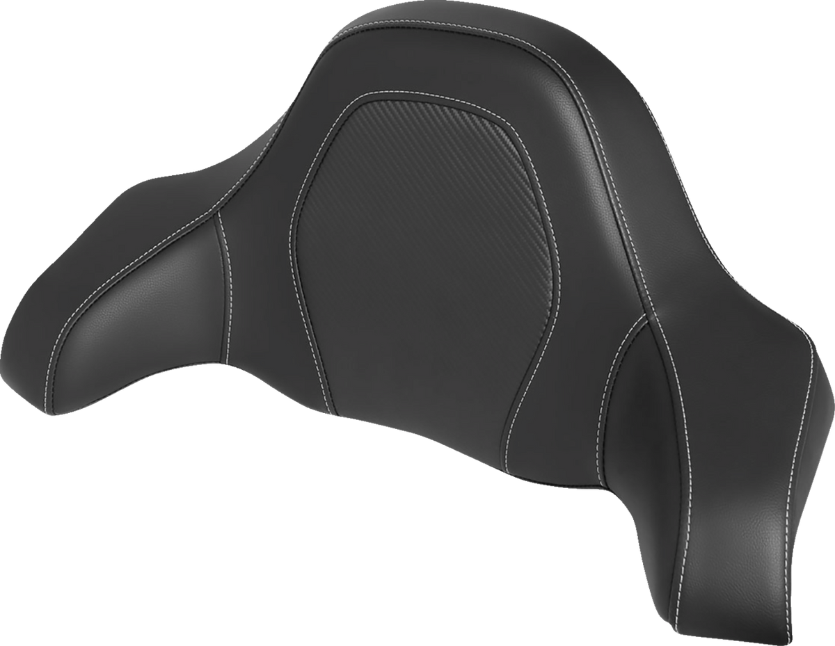 Saddlemen Tour-Pak® Backrest Pad Cover - RoadSofa™ Seat - Carbon Fiber - FLH/FLT '90-'13