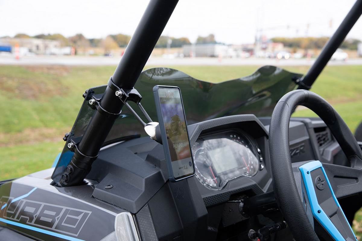Klock Werks Roll Cage Phone Mount - Offset - 1-3/4"