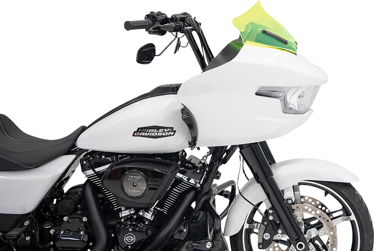 Klock Werks Ice Flare® Windshield - 10" - Green Ice - '23-'25 FLTRX