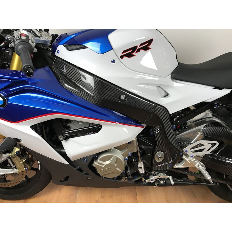 Ilmberger Carbon Fiber Frame Cover Set for S1000RR 2015-2018