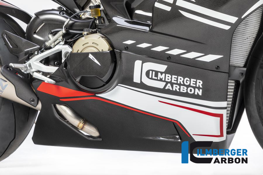 Ilmberger Carbon Belly Pan Ducati Panigale V4 Racing - Gloss