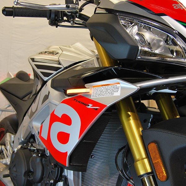 NRC Front Flush Mount LED Turn Signals for Aprilia Tuono V4 1100