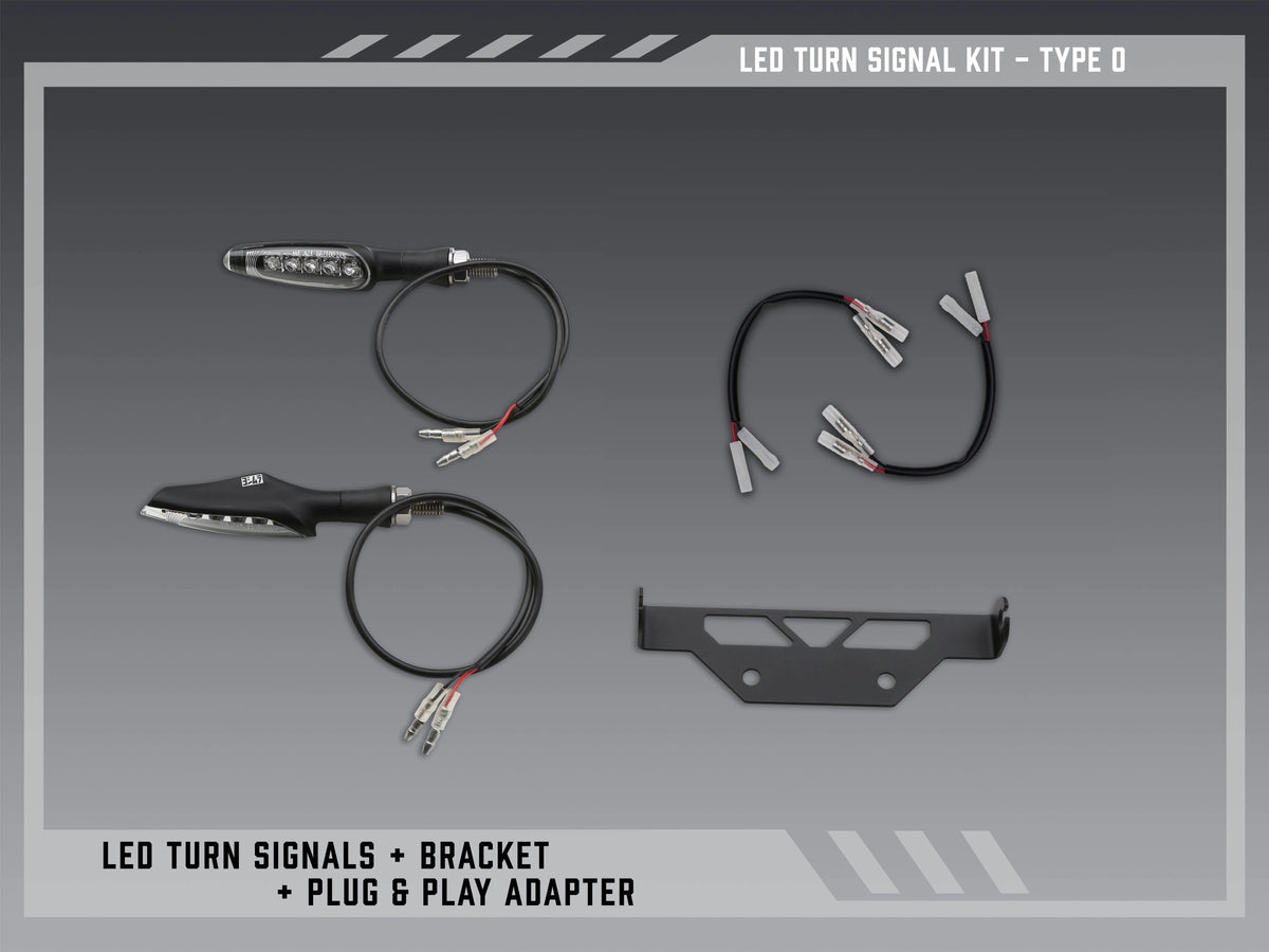 Yoshimura Type O Standard LED Signal Kit For V2 Fender Eliminators