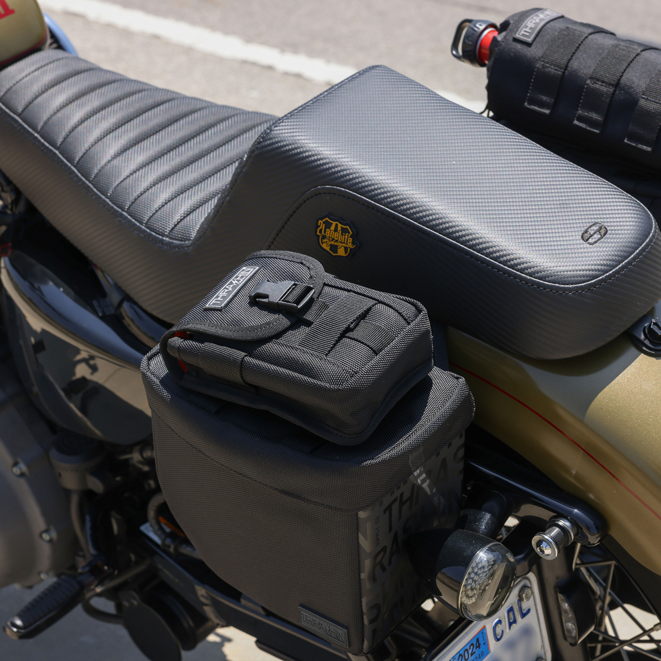 Thrashin Supply CO. Mini Essential Saddlebags - 8 Liter