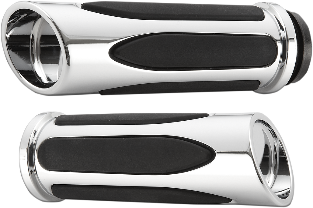 Arlen NESS Deep Cut Comfort Series Grips - TBW - Chrome