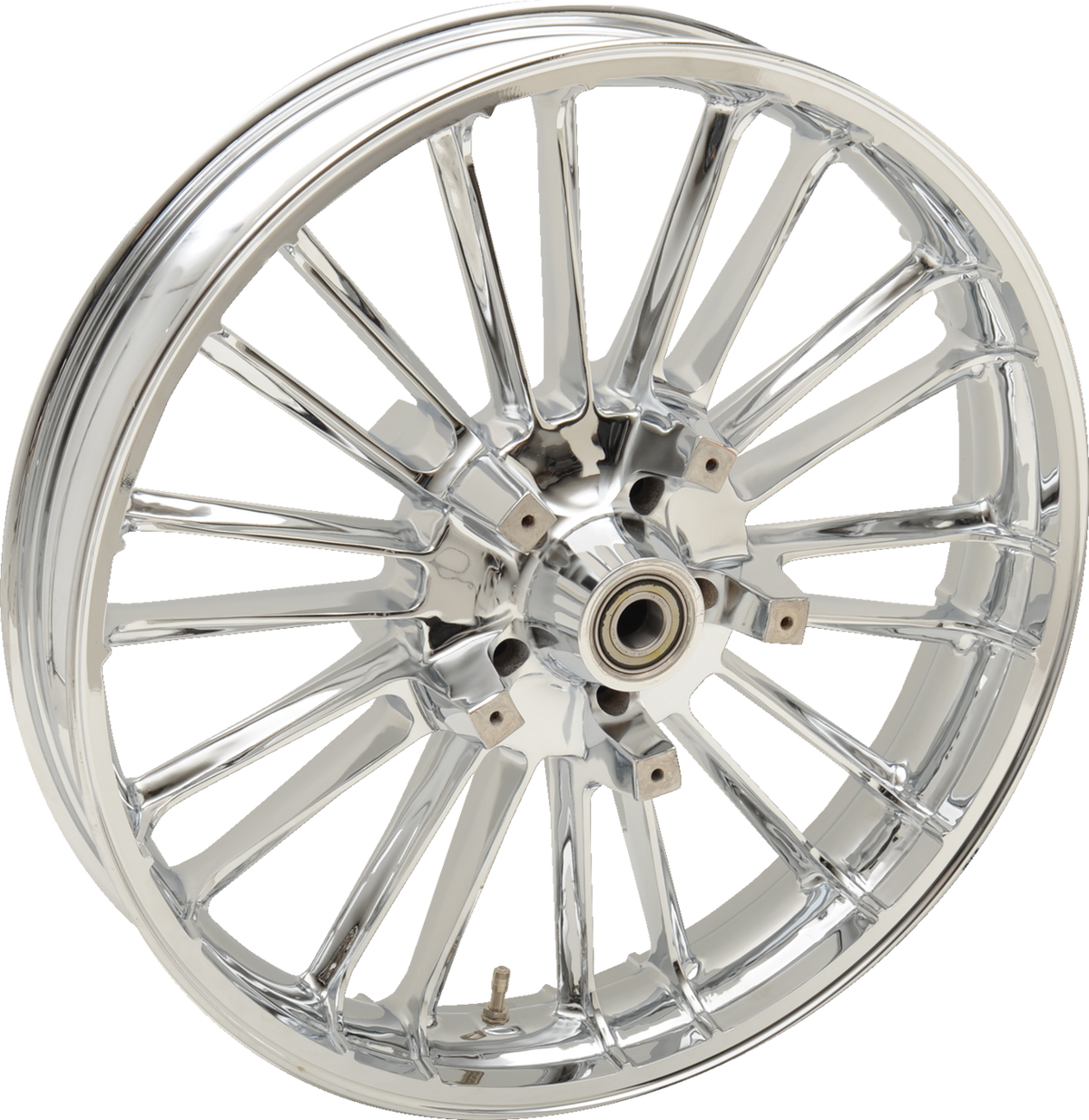 Coastal Moto Wheel - Atlantic 3D - Front - Dual Disc/With ABS - Chrome - 21x3.5