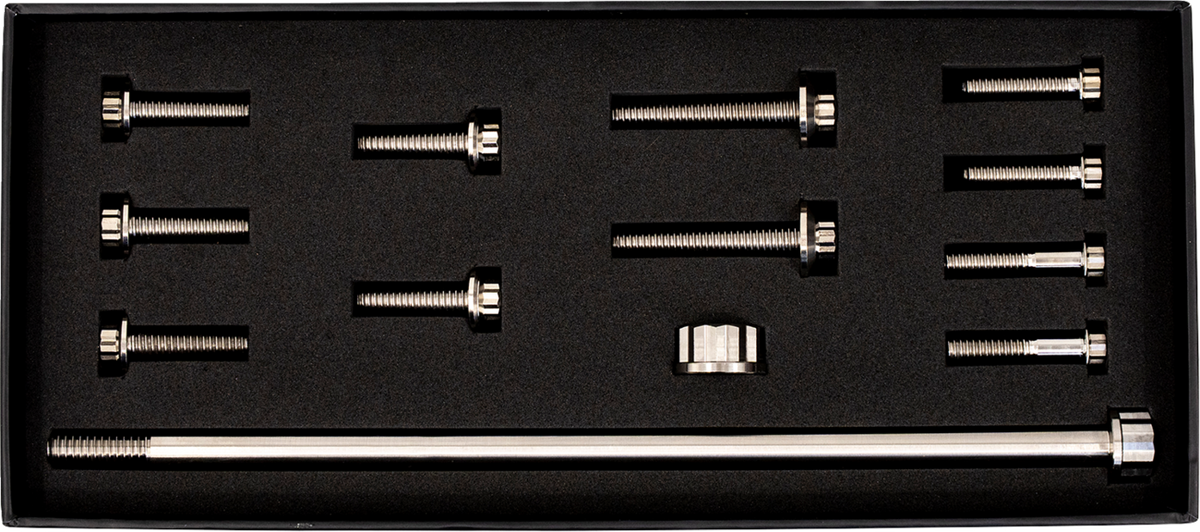 Trask Bitchin' Bolts Hardware Kit - Titanium - M8 - Motor Mount