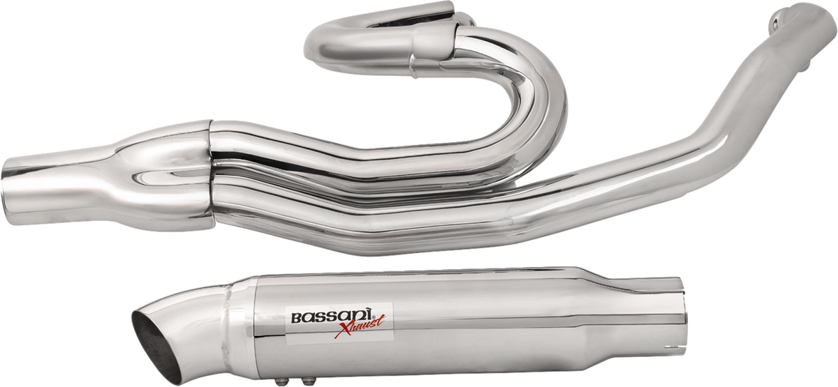 Bassani Xhaust 2:1 Exhaust - Chrome