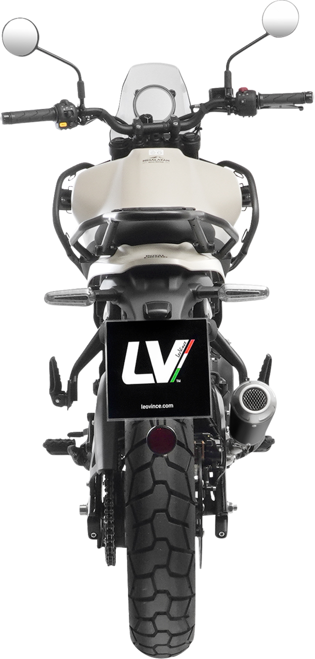 LeoVince LV-10 Slip-On Muffler - Black / Ceramic / Matte
