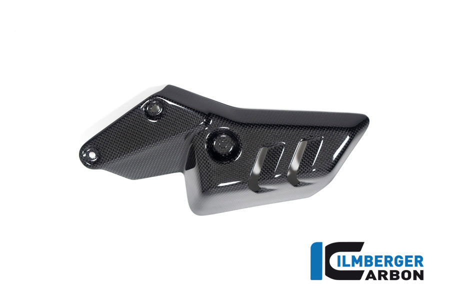 Ilmberger Carbon Exhaust Cover Left Ducati Diavel V4 From 2023 - Gloss / Plain