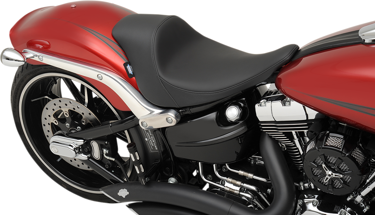 Drag Specialties Seats EZ-Solo Seat - Smooth - Black - FXSB '13-'17