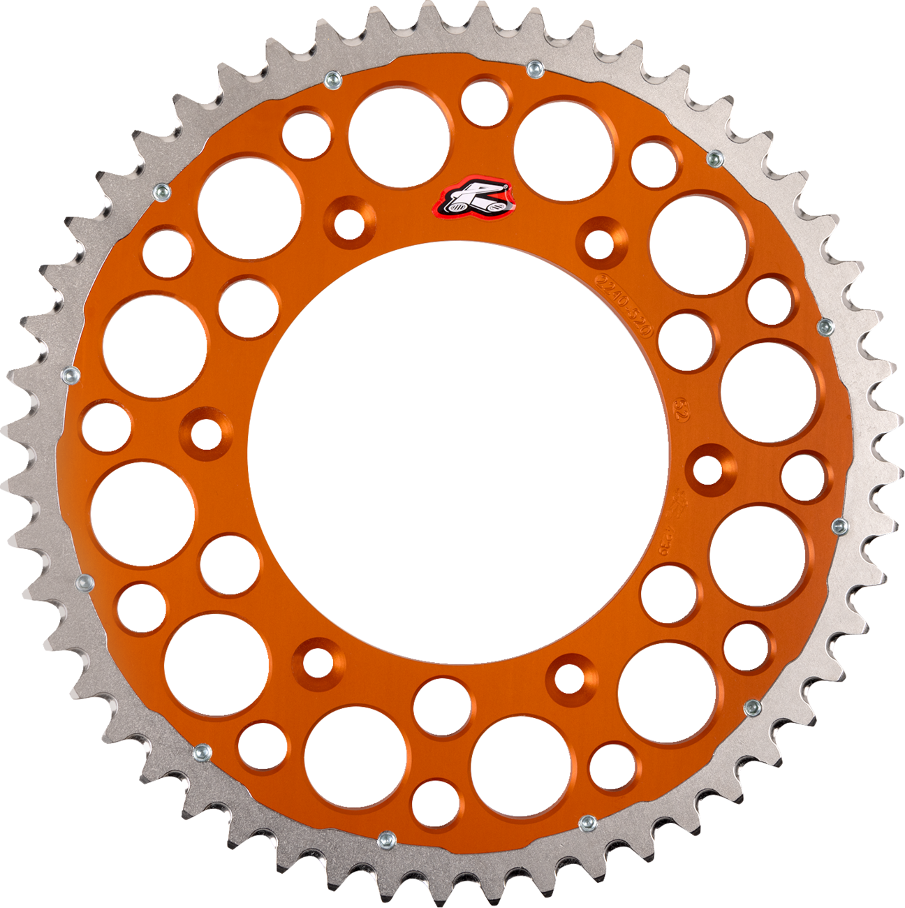 Renthal Twinring™ Rear Sprocket - 52 Tooth - Orange