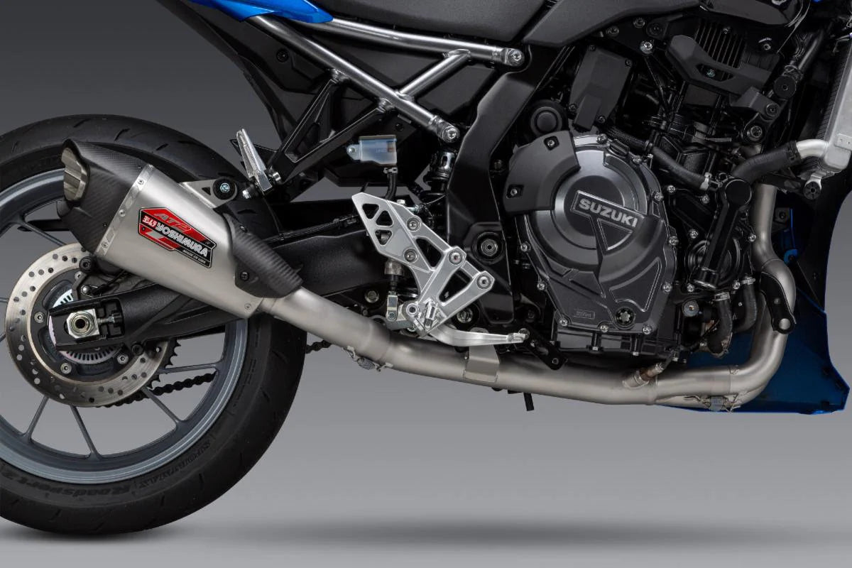 Yoshimura GSX-8S/R/T/TT 23-26 Race AT2 Stainless Full Exhaust, W/ Stainless Muffler