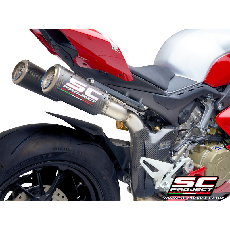 SC Project WSBK Full Titanium Undertail Exhaust System for Panigale V4 V4S V4R