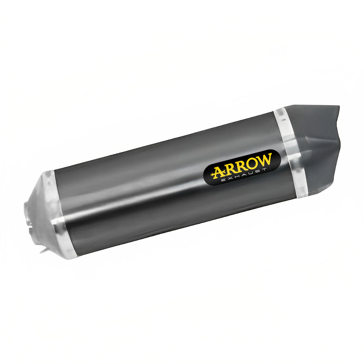 Arrow 71822AKN Race-Tech Aluminium Dark Slip On With Carbon End Cap