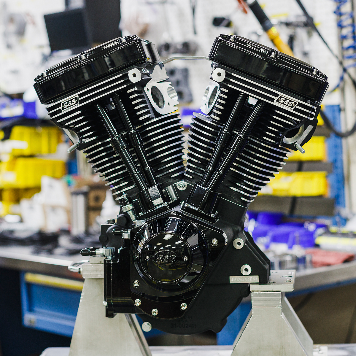 S&S Cycle V124 Long Block Engine