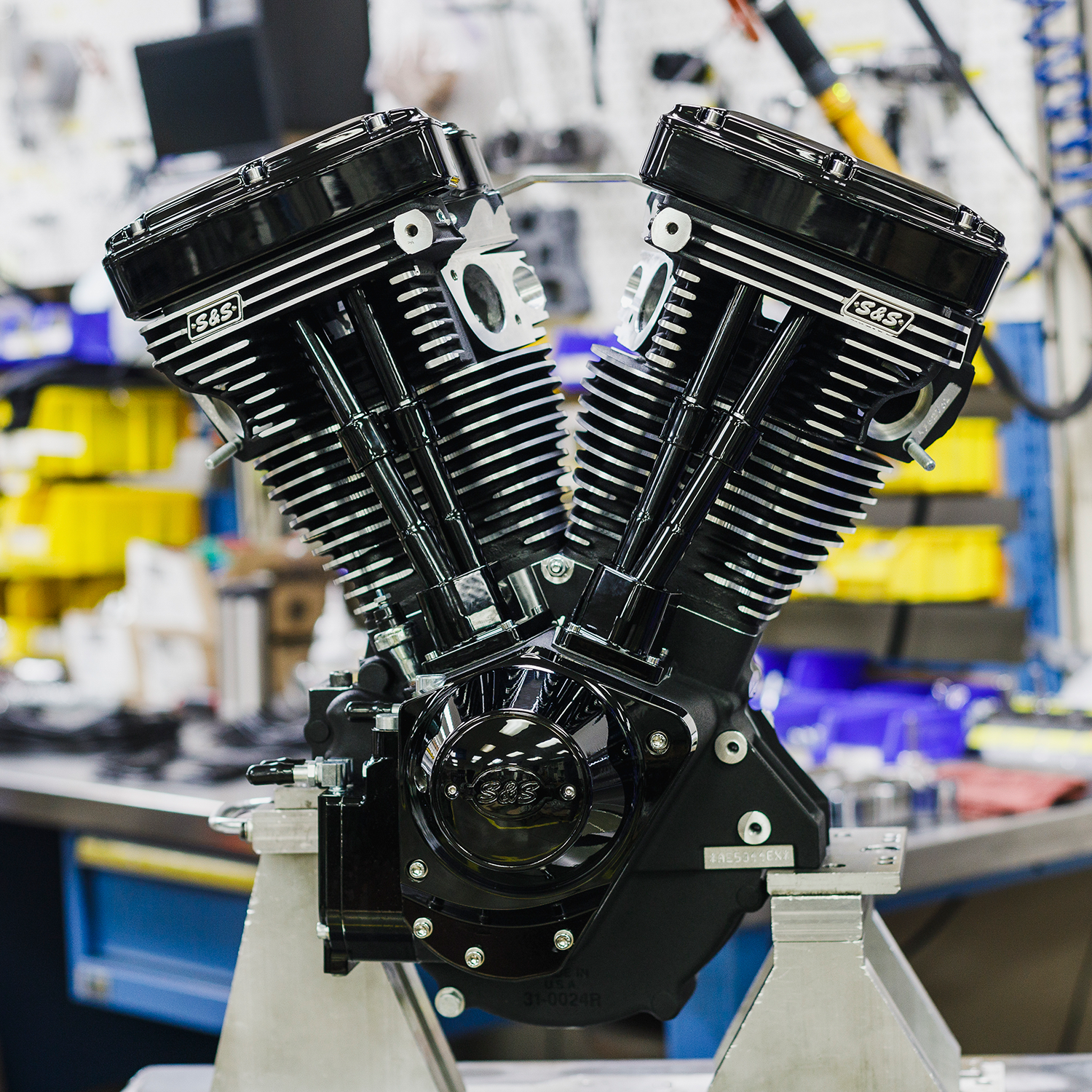 S&S Cycle V124 Long Block Engine