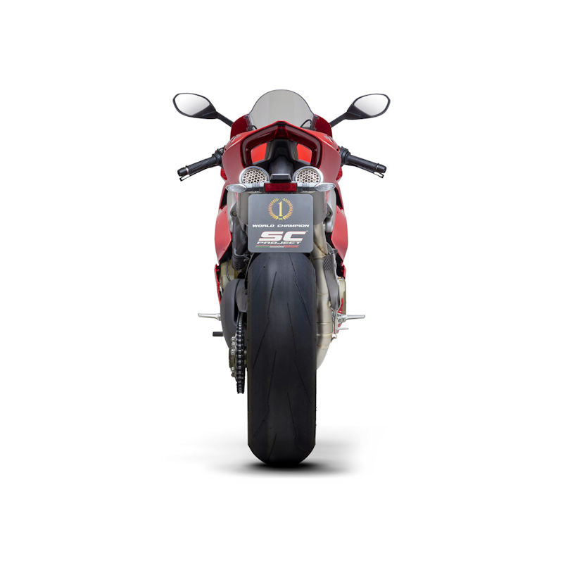 SC Project Titanium Undertail Slip-On Exhaust for Panigale V4 V4S V4R