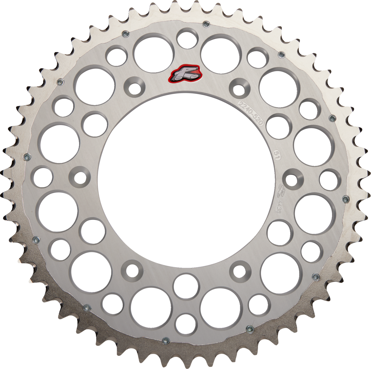 Renthal Twinring™ Rear Sprocket - 51 Tooth - Silver