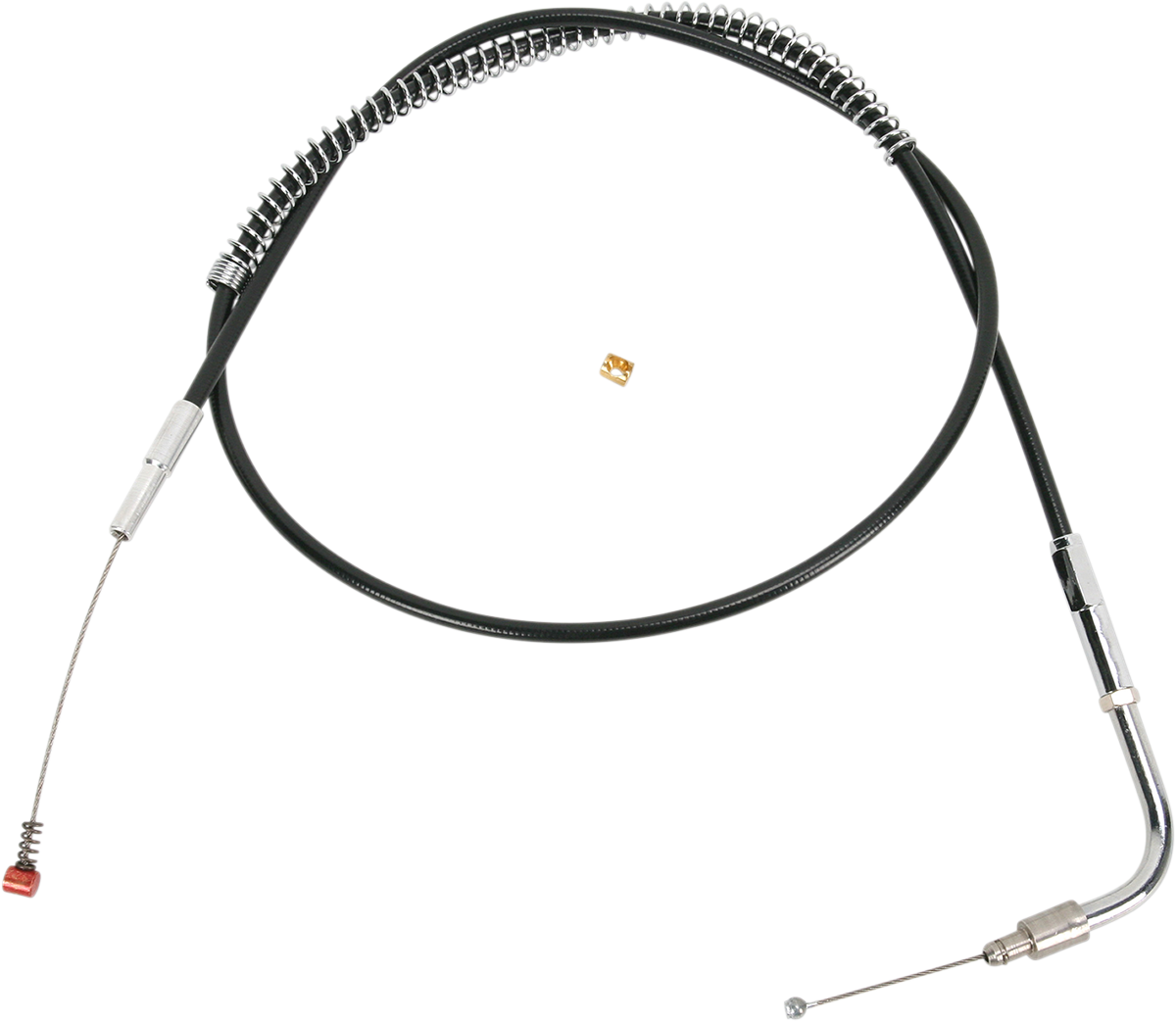 Barnett Black Vinyl Idle Cable - +3" Size - 33-1/2" Length