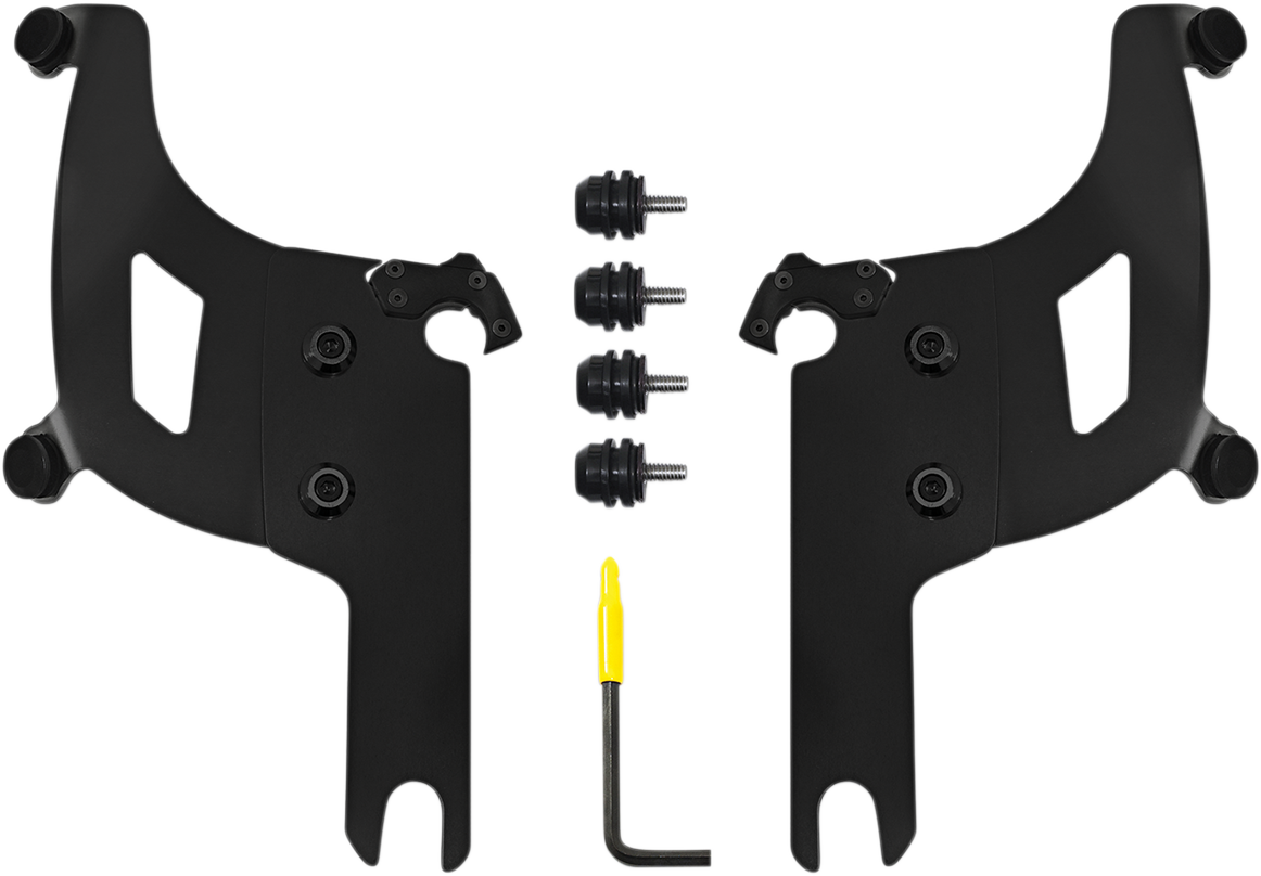 Memphis Shades Bullet Mounting Kit - Black - FLHRS/XS