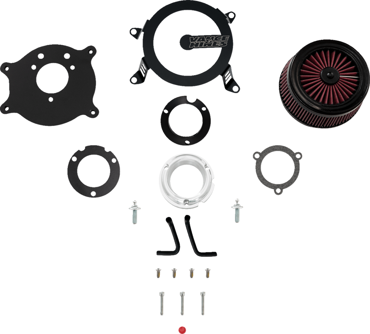 Vance & Hines VO2 Cage Fighter Air Intake Kit - Black Contrast